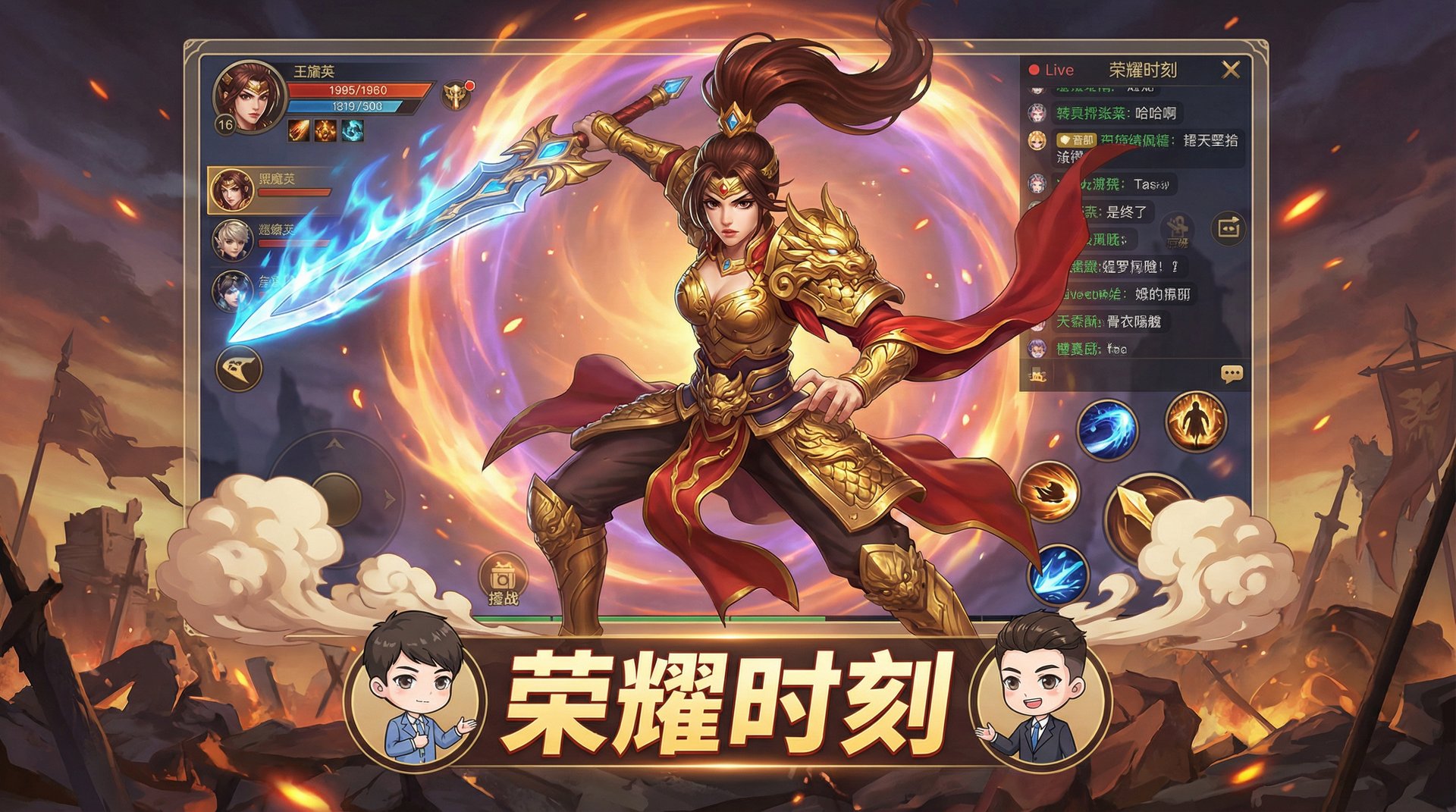 情侣自拍王者荣耀解说视频